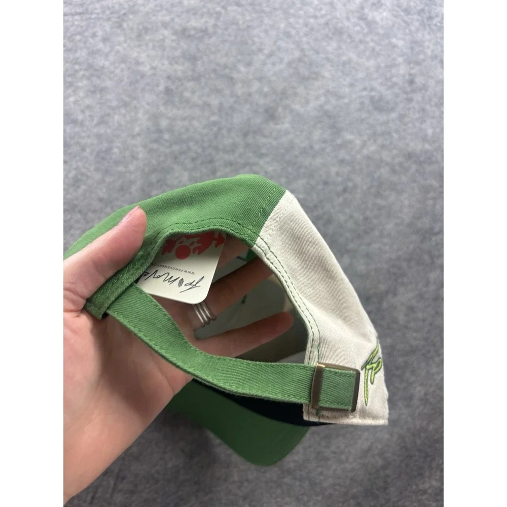 Free People Movement Double Hitter Baseball Hat Green Combo Sporty Athletic NWT‎
